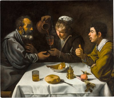 Le dejeuner door Diego Velázquez