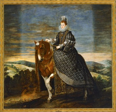 Margarete van Oostenrijk door Diego Rodriguez de Silva y Velazquez