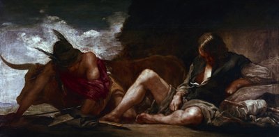 Mercurius en Argo door Diego Rodriguez de Silva y Velazquez