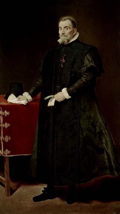 Portret van Don Diego de Corral Arellano door Diego Rodriguez de Silva y Velazquez