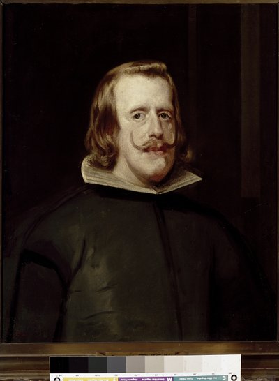 Portret van Filippo IV van Spanje door Diego Rodriguez de Silva y Velazquez