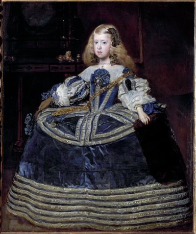 Portret van Margaretha Theresia, infanta van Spanje en keizerin van het Heilige Roomse Rijk door Diego Velázquez
