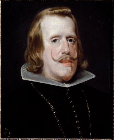 Portret van Filips IV, Koning van Spanje, ca. 1652-1653 door Diego Velázquez
