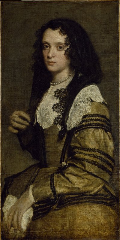 Portret van een jonge dame door Diego Velázquez