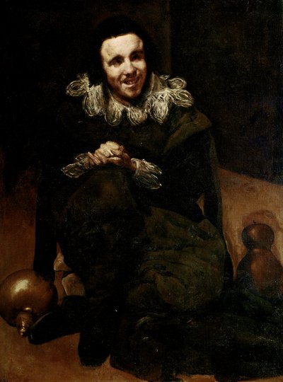 Portret van de Buffone Calabacillas, c.1639 door Diego Rodriguez de Silva y Velazquez