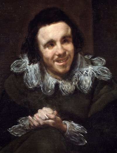 Portret van de nar Don Juan Calabacillas (detail) door Diego Velázquez