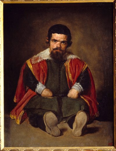 Portret van de nar Sebastien De Morra door Diego Velázquez
