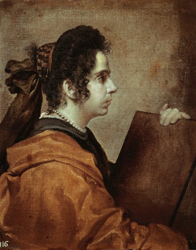 Sibilla (Juana Pacheco), c.1632 door Diego Rodriguez de Silva y Velazquez