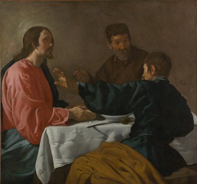 Avondmaal in Emmaüs door Diego Velázquez