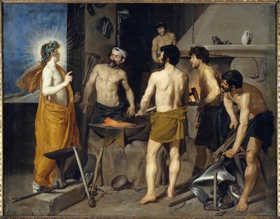 De smidse van Vulcanus door Diego Velázquez