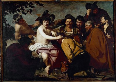 De triomf van Bacchus of de dronkaards door Diego Velázquez