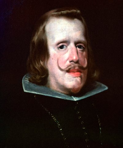 Schilderij van Koning Filips IV van Spanje door Diego Velasquez