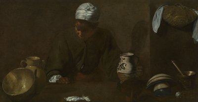 Keukenscène door Diego Velázquez