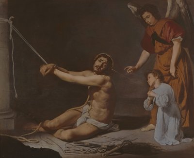 Christus na de Geseling Beschouwd door de Christelijke Ziel, ca. 1628-9 door Diego Velázquez
