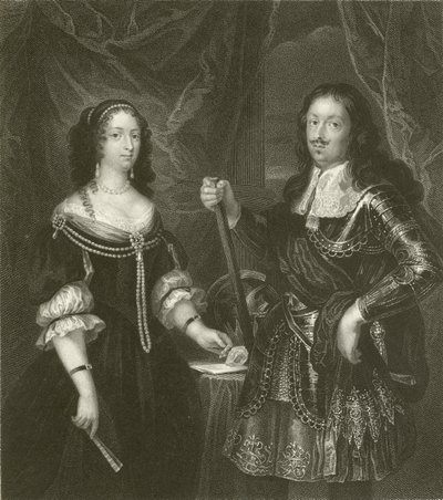 Ferdinand van Medicis en zijn echtgenote door Diego Velázquez