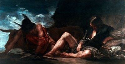 Mercurius en Argus, c1659 door Diego Velázquez