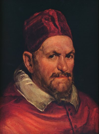 Paus Innocentius X, ca. 1650 door Diego Velázquez