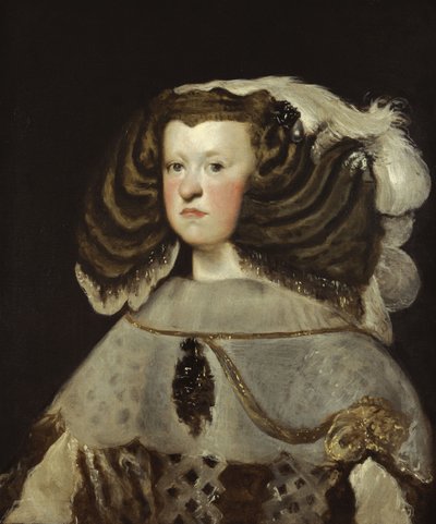 Portret van Mariana van Oostenrijk door Diego Velázquez