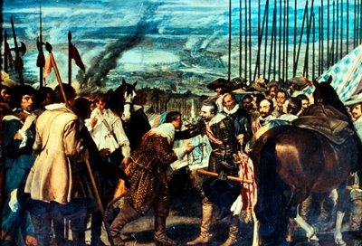 De reductie van Breda, Dertigjarige Oorlog, 1625, 17e eeuw door Diego Velázquez