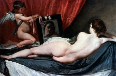 Het toilet van Venus (De Rokeby Venus) door Diego Velázquez