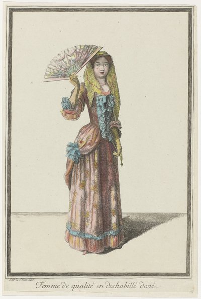 Vrouw van kwaliteit in zomerse ochtendjas door Dieu de Saint Jean