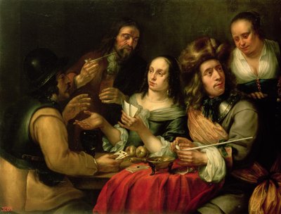 Kaartspelen door Dingeman van der Hagen