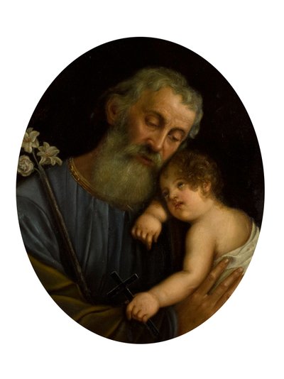 Jozef en kind door Diodato Massimo