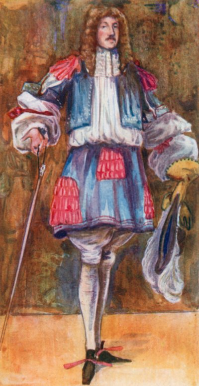 Een man uit de tijd van Karel II 1660-1685 door Dion Clayton Calthrop