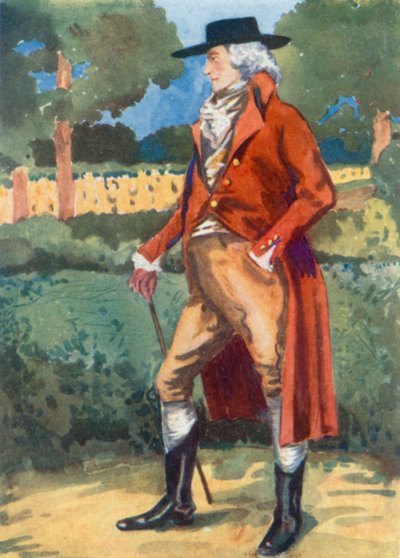 Een man uit de tijd van George III 1760-1820 door Dion Clayton Calthrop