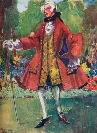 Een Man uit de Tijd van George II, 1907 door Dion Clayton Calthrop