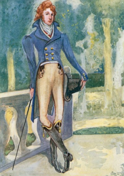 Een man uit de tijd van George IV 1820-1830 door Dion Clayton Calthrop