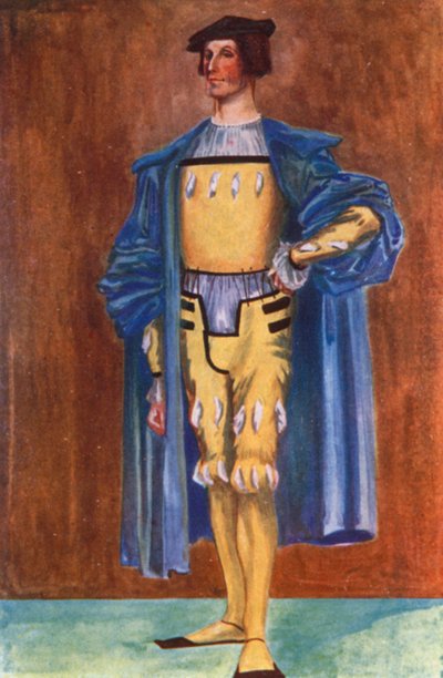 Een man uit de tijd van Hendrik VIII 1509-1547 door Dion Clayton Calthrop