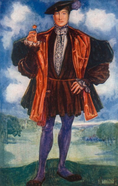 Een man uit de tijd van Hendrik VIII 1509-1547 door Dion Clayton Calthrop