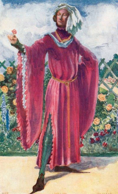 Een man uit de tijd van Richard II 1377-1399 door Dion Clayton Calthrop