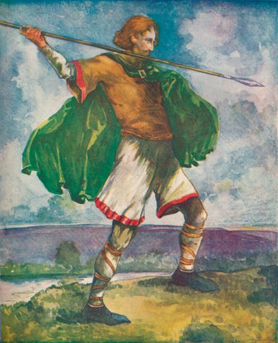 Een man uit de tijd van Willem II, 1907 door Dion Clayton Calthrop