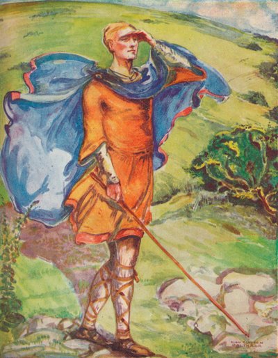 Een man uit de tijd van Willem I, 1907 door Dion Clayton Calthrop
