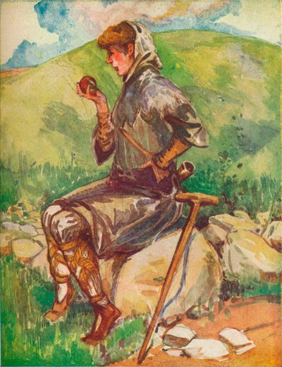 Een Boer van Vroeg Engeland William I. - Henry III, 1907 door Dion Clayton Calthrop