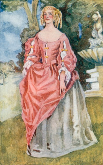 Een vrouw uit de tijd van Karel II 1660-1685 door Dion Clayton Calthrop