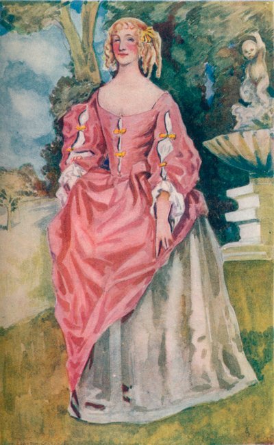 Een Vrouw uit de Tijd van Karel II, 1907 door Dion Clayton Calthrop