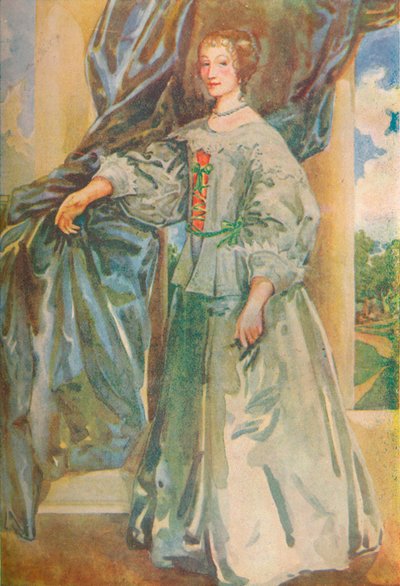 Een vrouw uit de tijd van Karel I, 1907 door Dion Clayton Calthrop