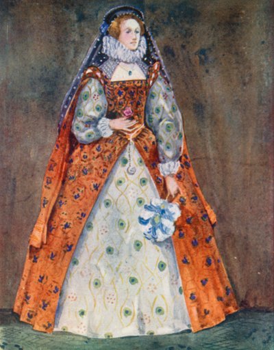 Een Vrouw uit de Tijd van Elizabeth 1558-1603 door Dion Clayton Calthrop