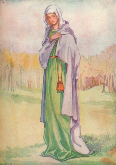 Een Vrouw uit de Tijd van Hendrik III, 1907 door Dion Clayton Calthrop