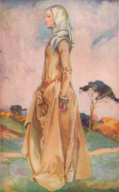 Een vrouw uit de tijd van Hendrik II, 1907 door Dion Clayton Calthrop