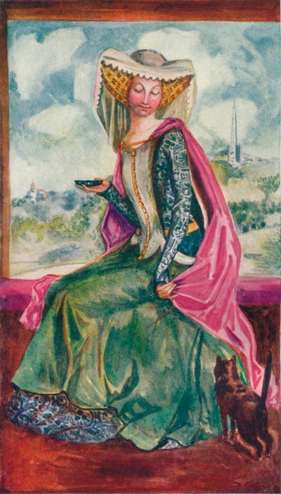 Een vrouw uit de tijd van Hendrik IV, 1907 door Dion Clayton Calthrop