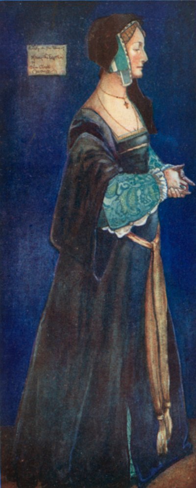 Een vrouw uit de tijd van Hendrik VIII 1509-1547 door Dion Clayton Calthrop