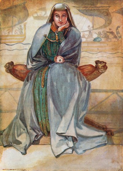 Een Vrouw uit de Tijd van Richard I 1189-1199 door Dion Clayton Calthrop