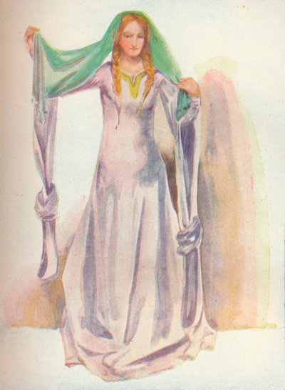 Een vrouw uit de tijd van Stephen, 1907 door Dion Clayton Calthrop