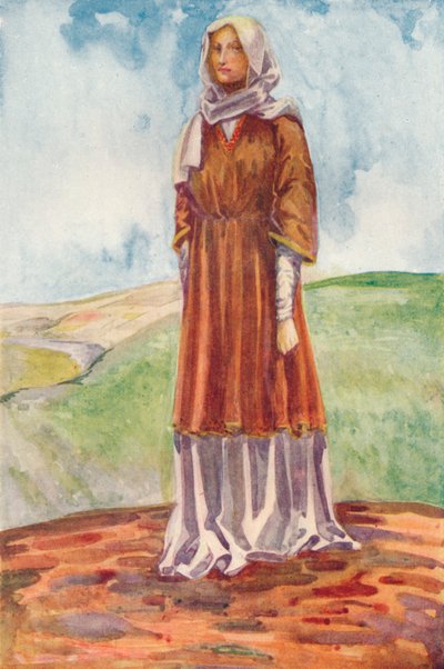 Een vrouw uit de tijd van Willem I, 1907 door Dion Clayton Calthrop