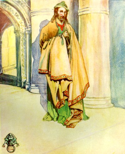 Mannenkostuum tijdens het bewind van Hendrik I (1100-1135) door Dion Clayton Calthrop