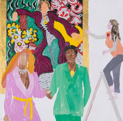 Glamour, 2020 (collage) door Dione Verulam